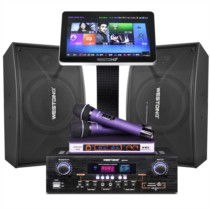 威斯汀Westding 118點歌機套裝評測 專業(yè)卡包設(shè)備打造家庭KTV高性價比之選